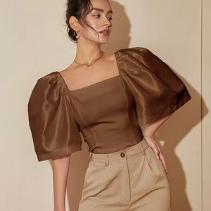 Brown SHEIN top